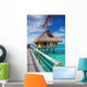 Wooden Bridge to Hut Wall Decal