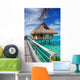 Wooden Bridge to Hut Wall Decal