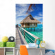 Wooden Bridge to Hut Wall Decal