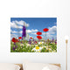 Red Poppy and Wild Wall Decal