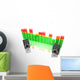 Loudspeakers with Equalizer Wall Decal