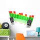 Loudspeakers with Equalizer Wall Decal