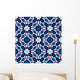 Blue Islamic Ornaments Wall Decal