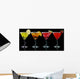 Yellow Orange Pink Wall Decal