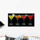 Yellow Orange Pink Wall Decal