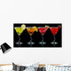 Yellow Orange Pink Wall Decal