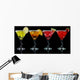 Yellow Orange Pink Wall Decal