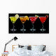 Yellow Orange Pink Wall Decal
