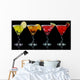 Yellow Orange Pink Wall Decal