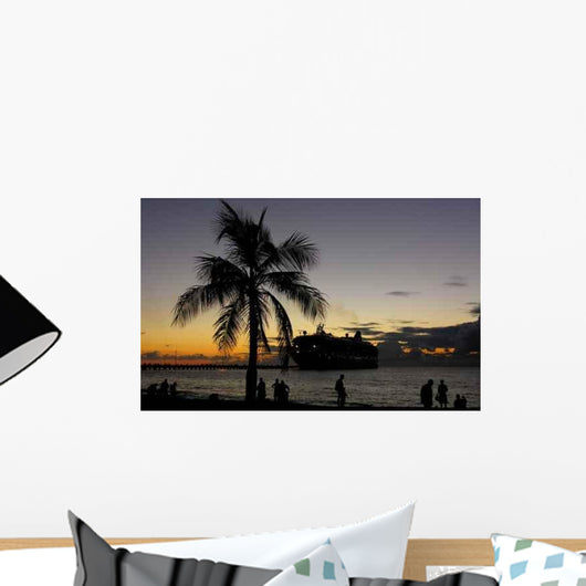 Tropical Night Wall Decal