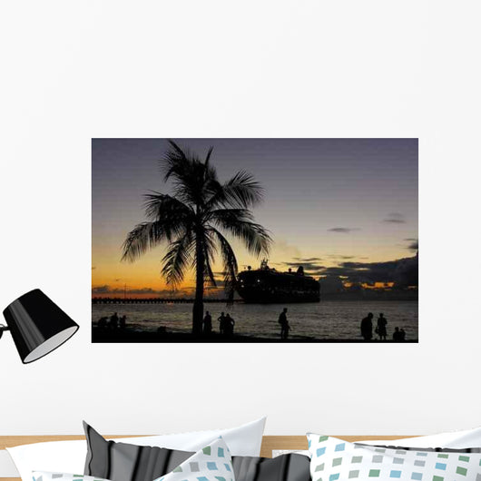 Tropical Night Wall Decal