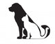 Dog and Cat Silhouettes (Side) Wall Decal