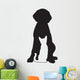 Dog and Cat Silhouettes (Front) Wall Decal