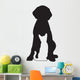Dog and Cat Silhouettes (Front) Wall Decal