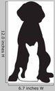 Dog and Cat Silhouettes (Front) Wall Decal
