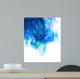 Blue Watercolor Abstract Hand Wall Decal