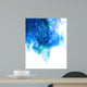 Blue Watercolor Abstract Hand Wall Decal