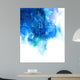 Blue Watercolor Abstract Hand Wall Decal