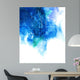 Blue Watercolor Abstract Hand Wall Decal