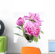 Three Peony Blossoms White Wall Decal