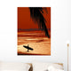 Surfer Tropical Destination Wall Decal