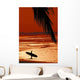 Surfer Tropical Destination Wall Decal