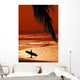 Surfer Tropical Destination Wall Decal