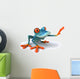 Blue Frog Wall Decal