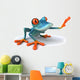 Blue Frog Wall Decal