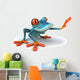 Blue Frog Wall Decal