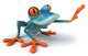 Blue Frog Wall Decal