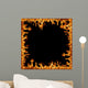 Flames Frame Wall Decal