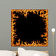 Flames Frame Wall Decal