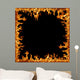 Flames Frame Wall Decal