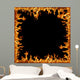 Flames Frame Wall Decal
