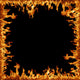 Flames Frame Wall Decal