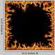 Flames Frame Wall Decal