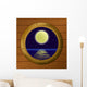 Window with Moon Wall Decal