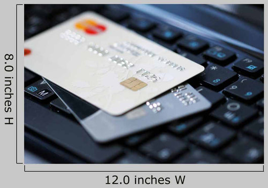 Credit Cards Keyboard Wall Decal