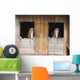 Horses in Barn Wall Decal