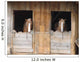 Horses in Barn Wall Decal