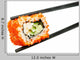 Sushi California Roll Wall Decal