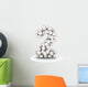 Number 2 Baseball Balls Wall Decal