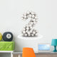 Number 2 Baseball Balls Wall Decal