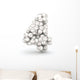 Number 4 Baseball Balls Wall Decal