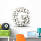 Letter G Baseball Balls Wall Decal