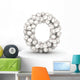 Letter O Baseball Balls Wall Decal