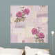 Seamlessly Tiling Paper Collage Wall Decal