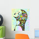 Pop Art Psychedelic Girl Wall Decal