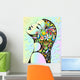 Pop Art Psychedelic Girl Wall Decal